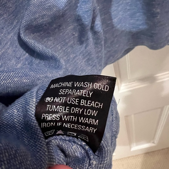 MENS THADDEUS LINEN POLO SHIRT - Picture 5 of 5